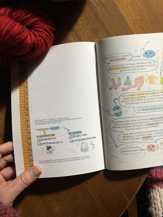 Knitting Journal - Sara Menetti per WOOLDONE